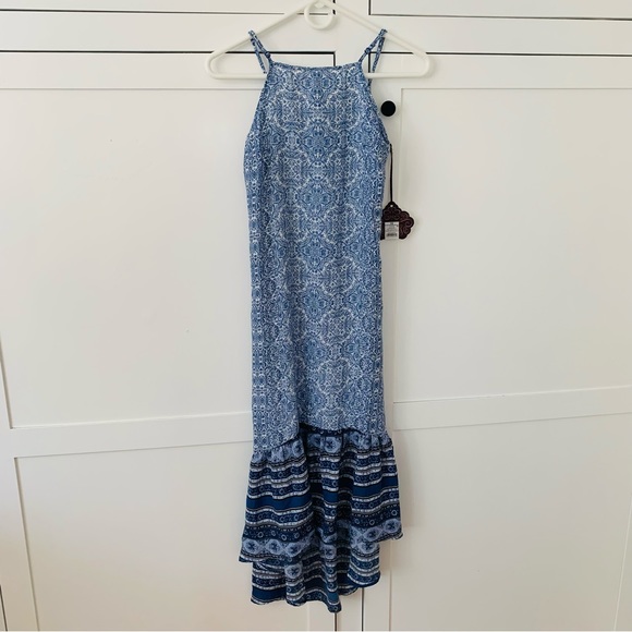 Knox Rose Dresses & Skirts - Knox Rose Blue Floral High Low Dress Size XS